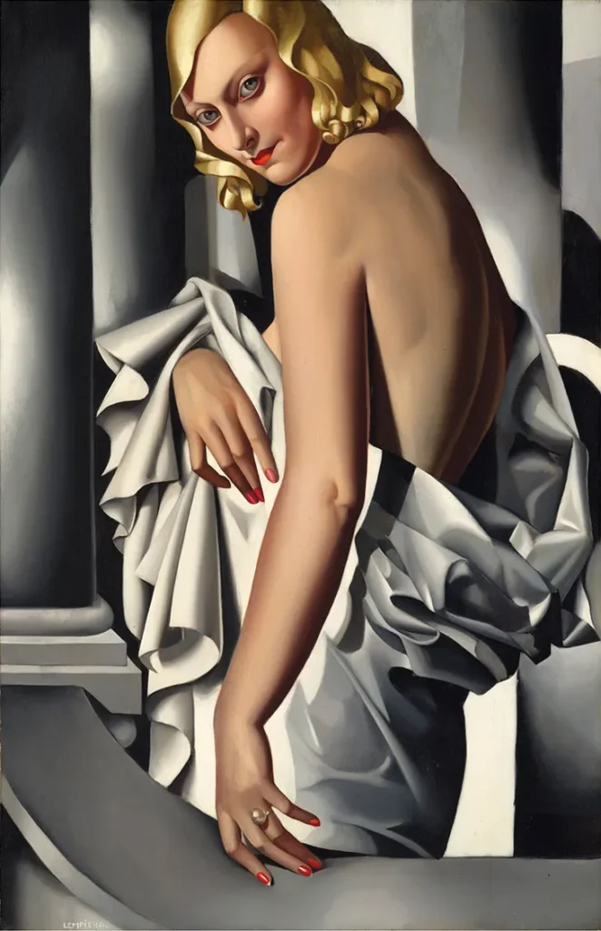 tamara de lempicka paintings: Tamara de Lempicka, Portrait of Marjorie Ferry, 1932, private collection. Apollo Magazine.
