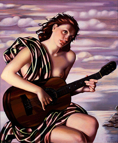 tamara de lempicka paintings: Tamara de Lempicka, Amethyst, 1946, private collection. Artist’s website.
