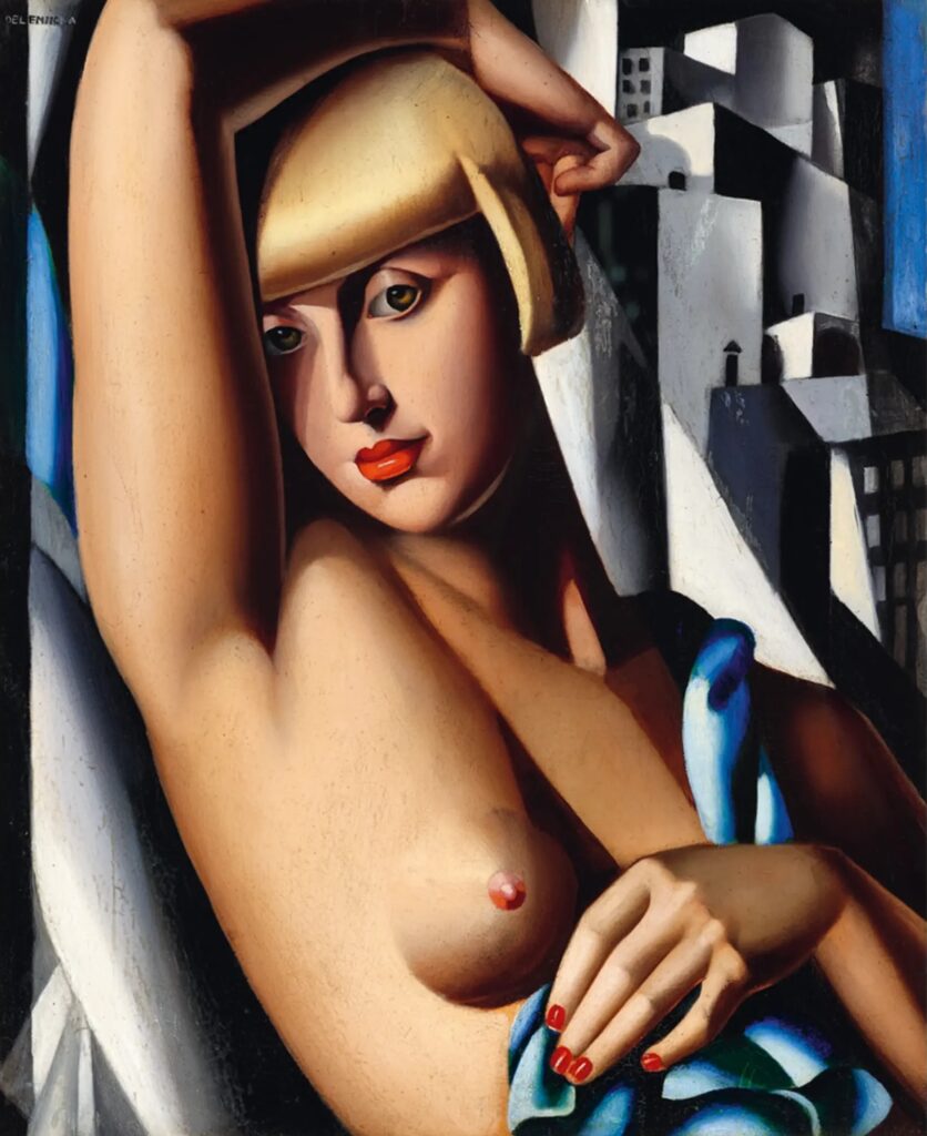 tamara de lempicka paintings: Tamara de Lempicka, Portrait of Suzy Solidor, 1933, Château Grimaldi, Cagnes-sur-Mer, France. Boszart.
