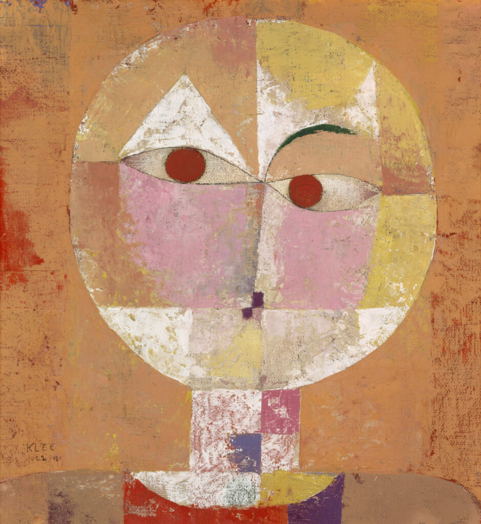 color theory: Paul Klee, Senecio (Baldgreis), 1922, Kunstmuseum Basel, Basel, Switzerland.
