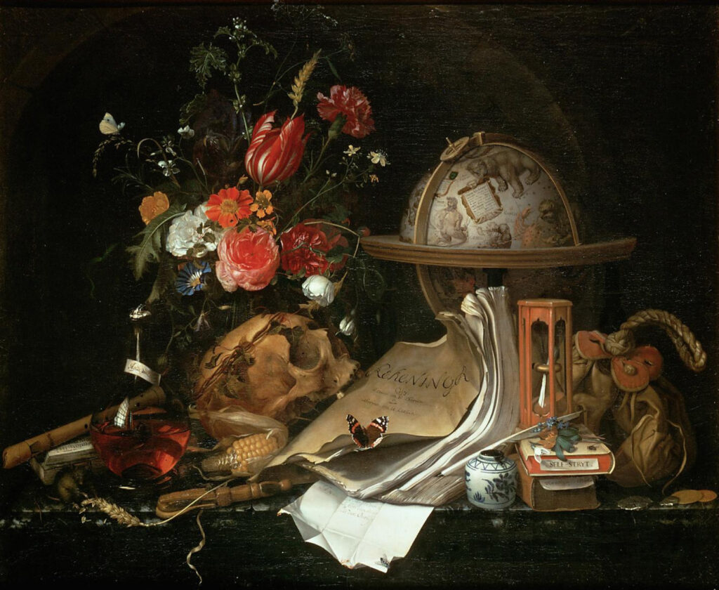 Maria van Oosterwijck: Maria van Oosterwijck, Vanitas Still Life, 1668, Kunsthistorisches Museum, Vienna, Austria.
