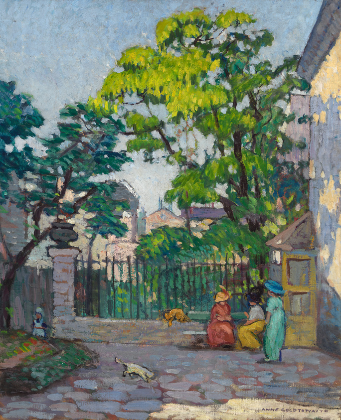 Jennifer Dasal The Club: Anne Goldthwaite, 4 Rue de Chevreuse, Paris, 1908. Whitney Museum, New York City, NY, USA.
