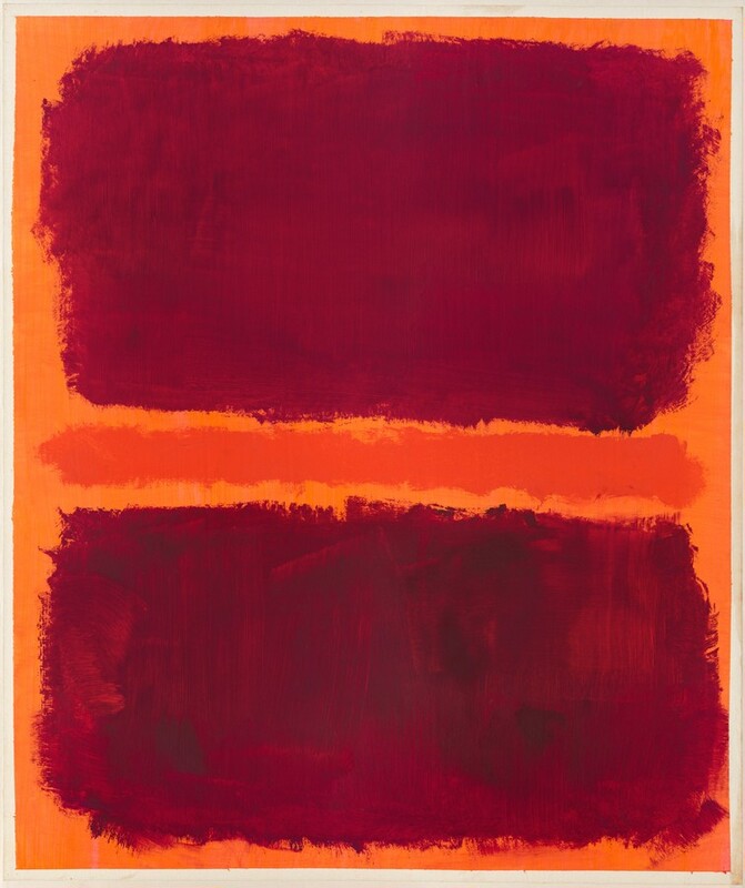 color theory: Mark Rothko, Untitled, 1969, National Gallery of Art, Washington, DC, USA.

