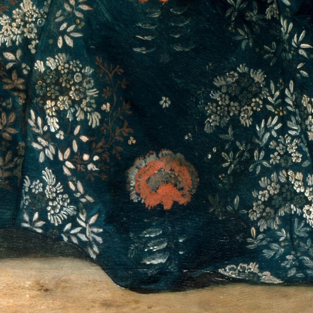 Declaration of Love: Jean-François de Troy, The Declaration of Love, 1731, Sanssouci, Potsdam, Germany. Detail.
