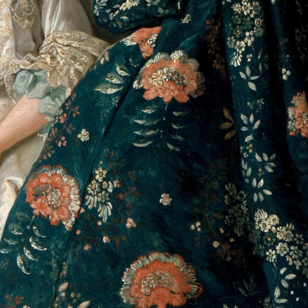 Declaration of Love: Jean-François de Troy, The Declaration of Love, 1731, Sanssouci, Potsdam, Germany. Detail.
