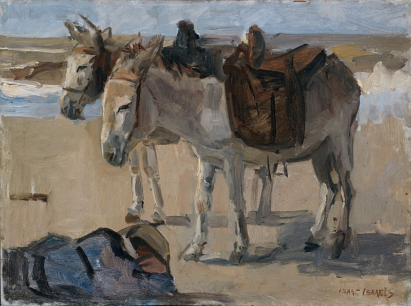 Isaac Israëls: Isaac Israëls, Two Donkeys, 1897–1901, Rijksmuseum, Amsterdam, Netherlands.
