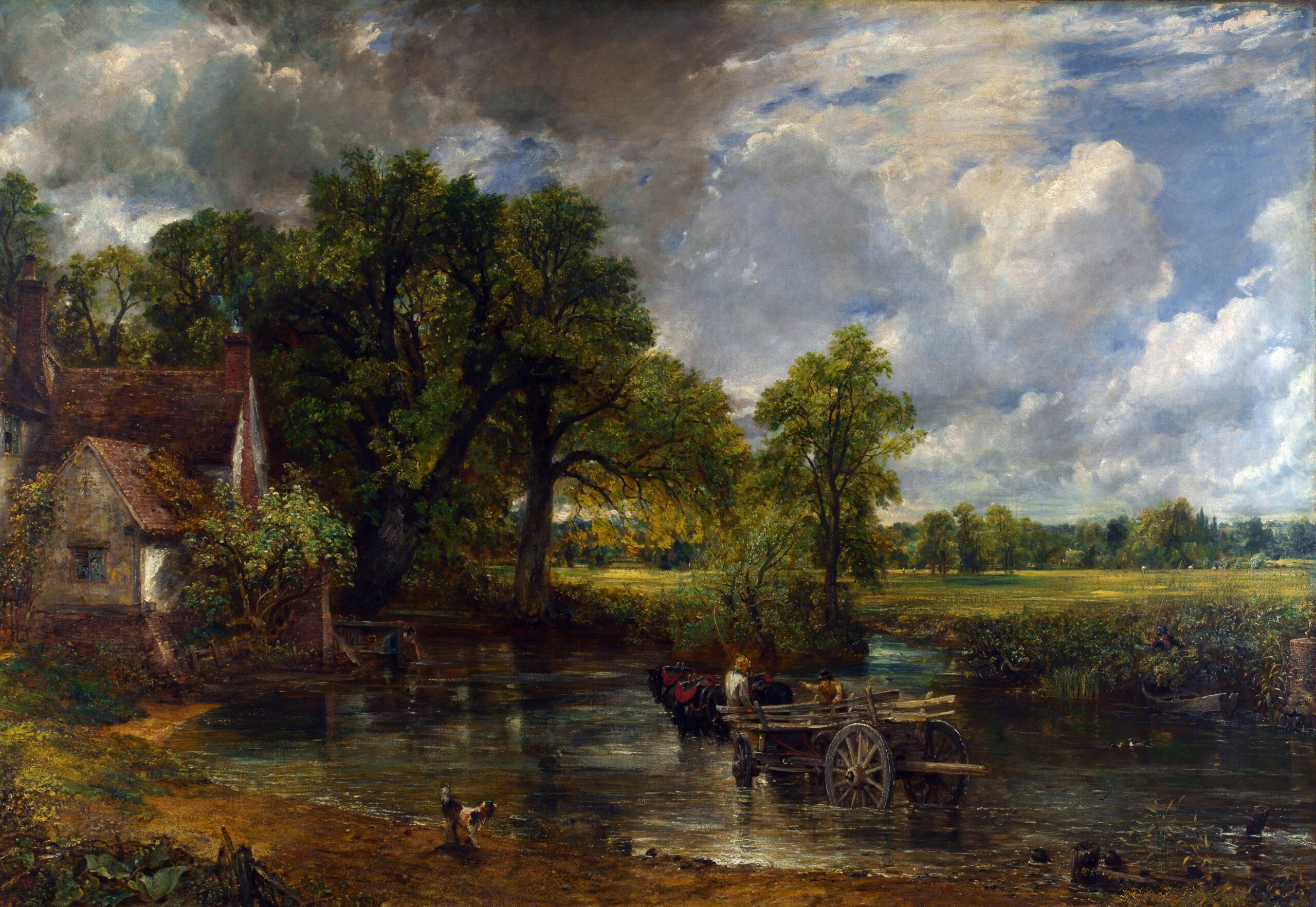 John Constable, The Hay Wain, 1821, The National Gallery, London, United Kingdom, Wikimedia.