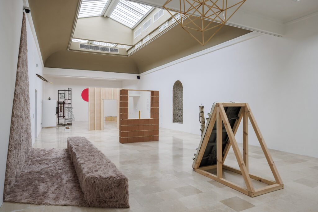 Polish Pavilion: Lares and Penates: On Building a Sense of Security in Architecture, installation view. Photograph by Jacopo Salvi. Zachęta archive.
