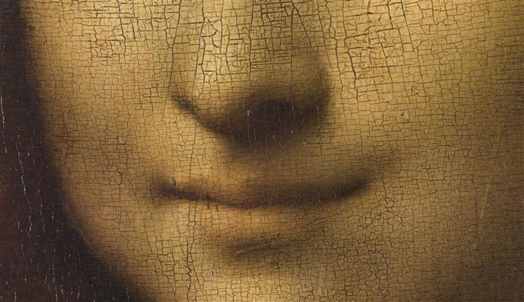 Mona Lisa theft: Leonardo da Vinci, Mona Lisa, 1503–1519, Louvre, Paris, France. Detail.
