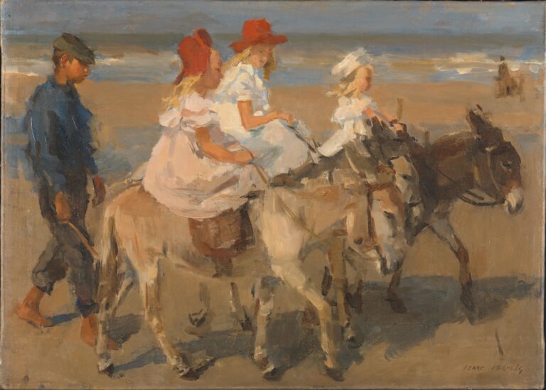 Isaac Israëls: Isaac Israëls, Donkey Rides on the Beach, c. 1890–1901, Rijksmuseum, Amsterdam, Netherlands. Museum’s website.
