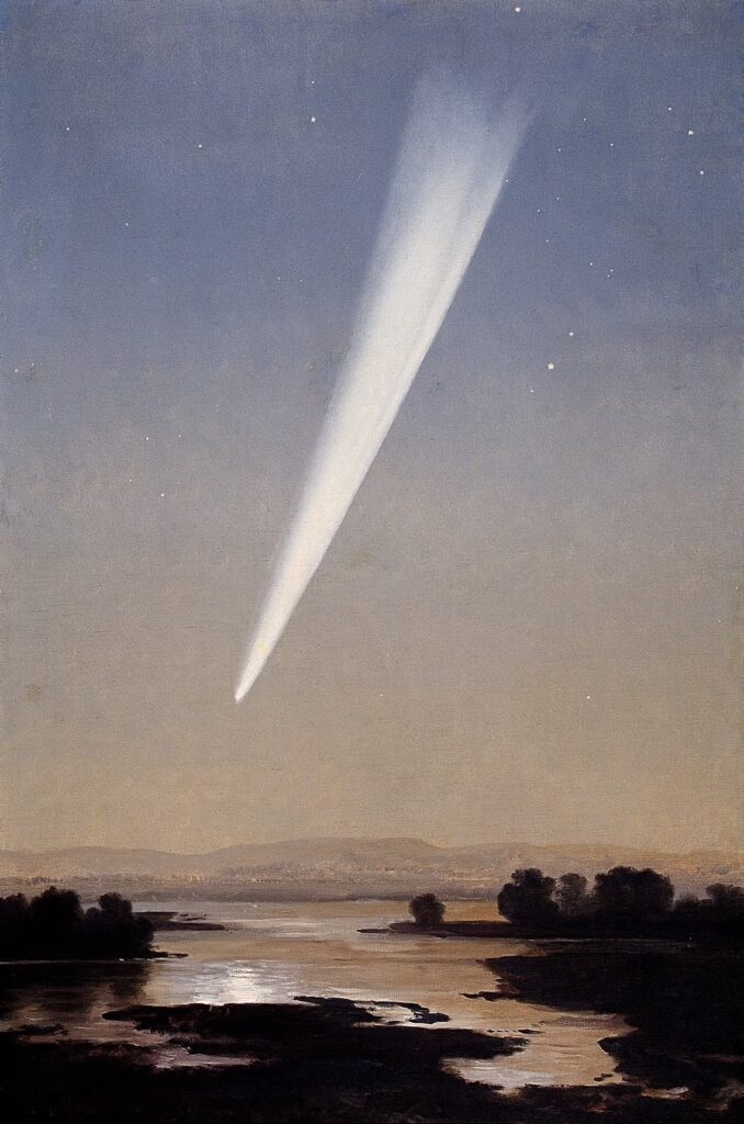 José María Velasco: José María Velasco, The Great Comet of 1882, 1910, Museo de Arte del Estado de Veracruz, Orizaba, México. Wikimedia Commons (public domain).
