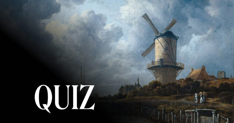 A painting by Jacob van Ruisdael, c. 1670, Rijksmuseum. Detail.
