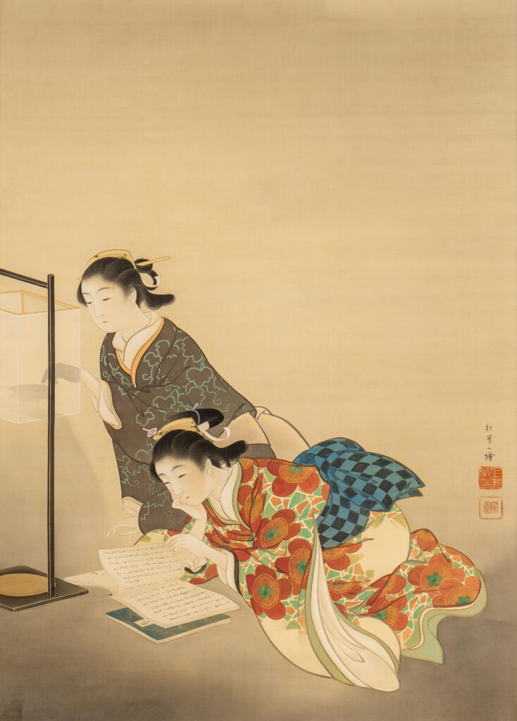 Fukuda Art Museum: Uemura Shōen, Long Night, 1907, Fukuda Art Museum, Kyoto, Japan.
