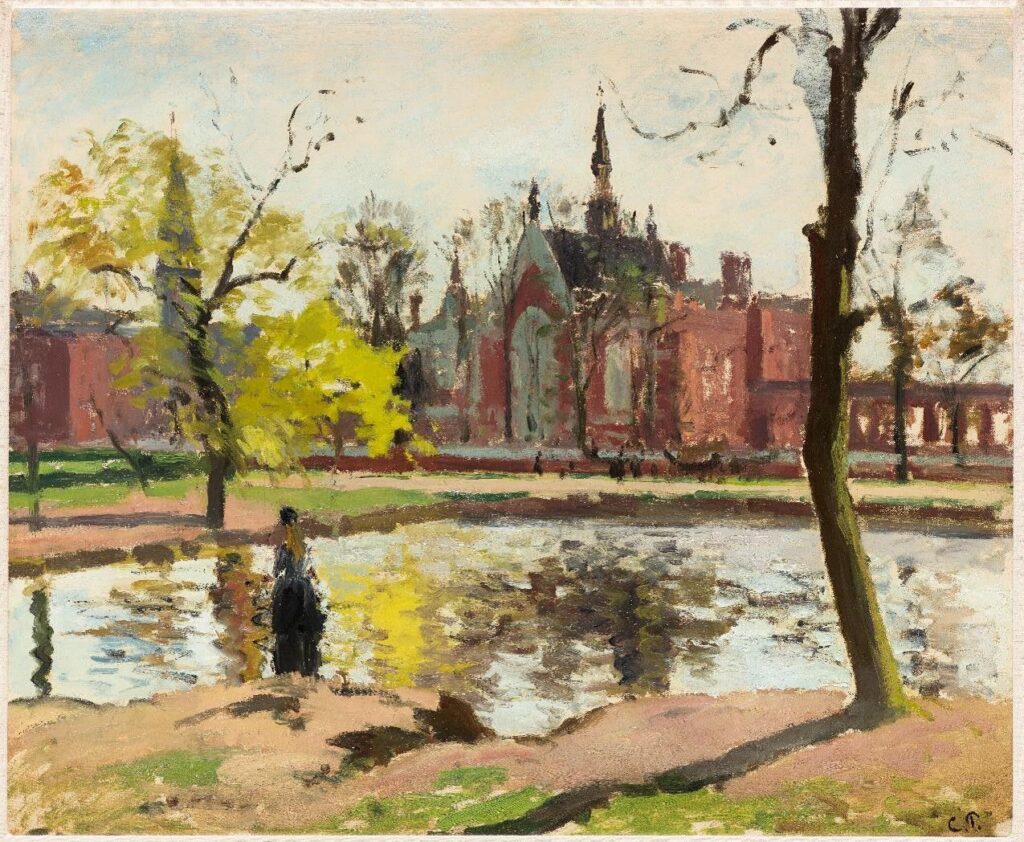 Impressionist Autumn Paintings: Camille Pissarro, Dulwich College, London, 1871, Fondation Bemberg, Toulouse, France.
