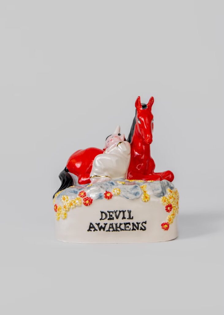Nick Cave Ceramics: Nick Cave, Devil Awakens, 2020–2024. Courtesy of Xavier Hufkens Brussels and Museum Voorlinden.
