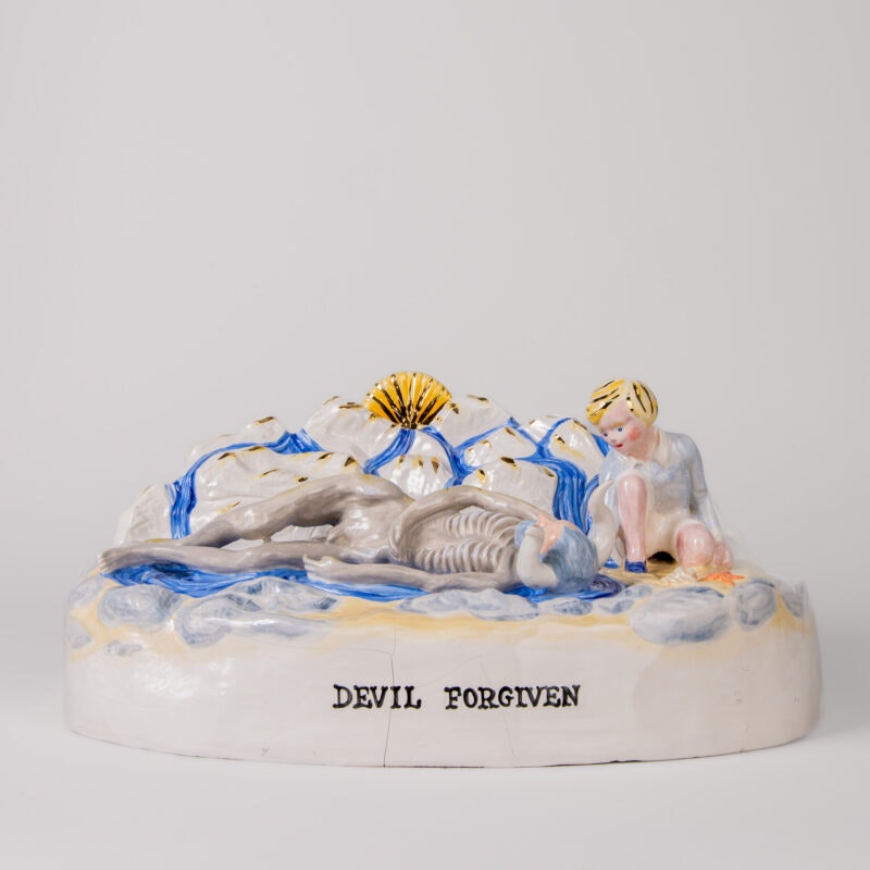 Nick Cave Ceramics: Nick Cave, Devil Forgiven, 2020–2024. Courtesy of Xavier Hufkens Brussels.
