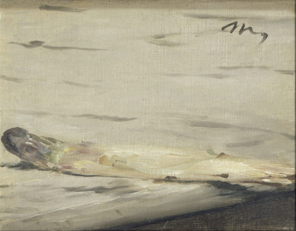 Édouard Manet Paintings: Édouard Manet, A Sprig of Asparagus, 1880, Musée d’Orsay, Paris, France.
