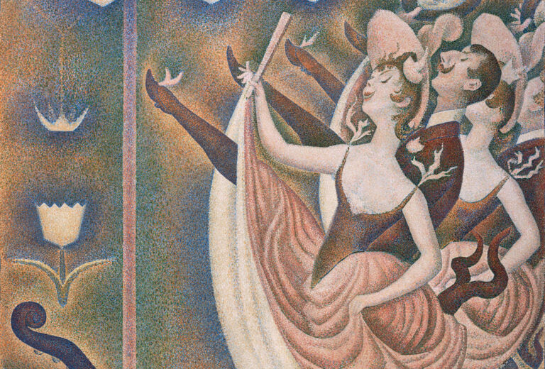 exhibitions fall 2025: Georges Seurat, Chahut, 1889–1890, Kröller-Müller Museum, Otterlo, The Netherlands. Detail.

