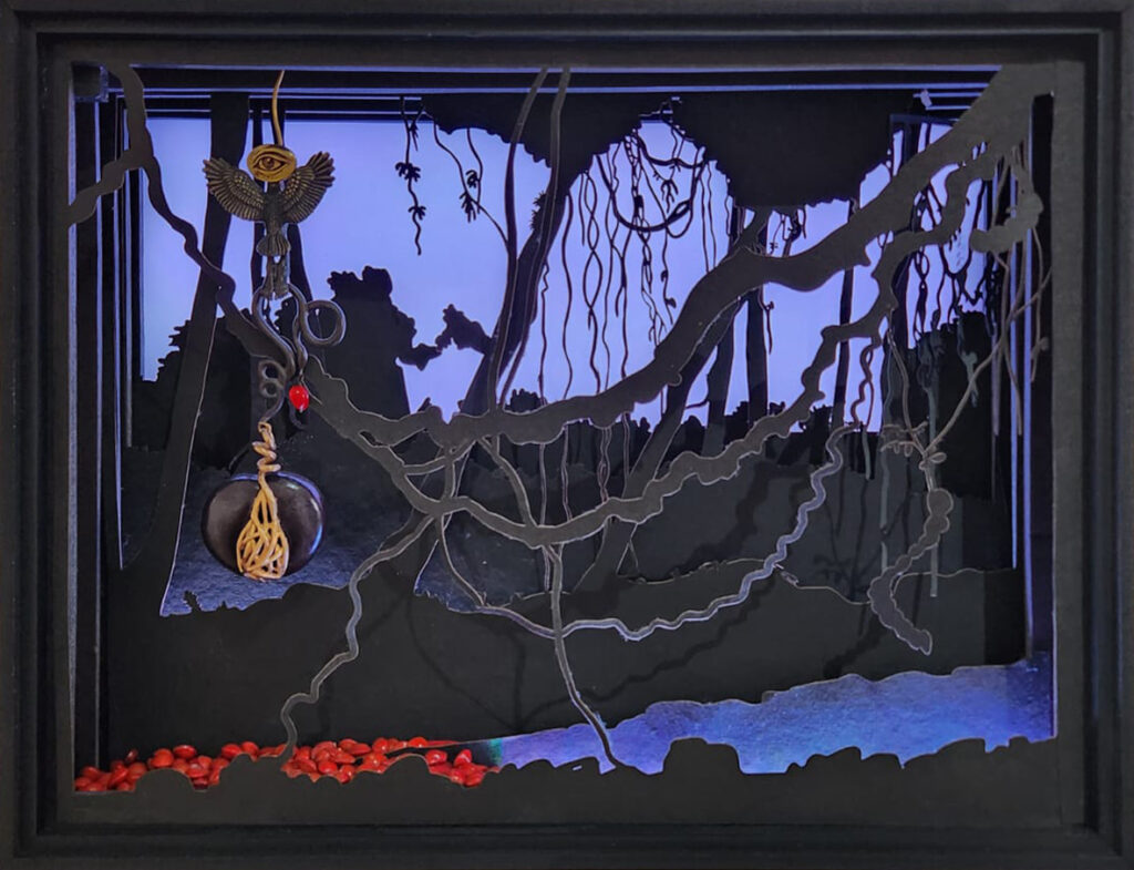 Jasmine Thomas-Girvan: Jasmine Thomas-Girvan, The Forestine Soul, Wisdom That Surround Us, 2024. Courtesy of the artist.
