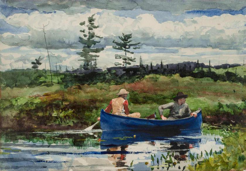 exhibitions fall 2025: Winslow Homer, The Blue Boat, 1892, Museum of Fine Arts, Boston, MA, USA.
