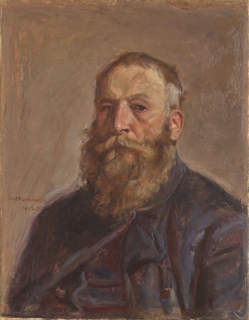Józef Chełmoński: Józef Chełmoński, Self-Portrait, 1902, National Museum in Warsaw, Warsaw, Poland.
