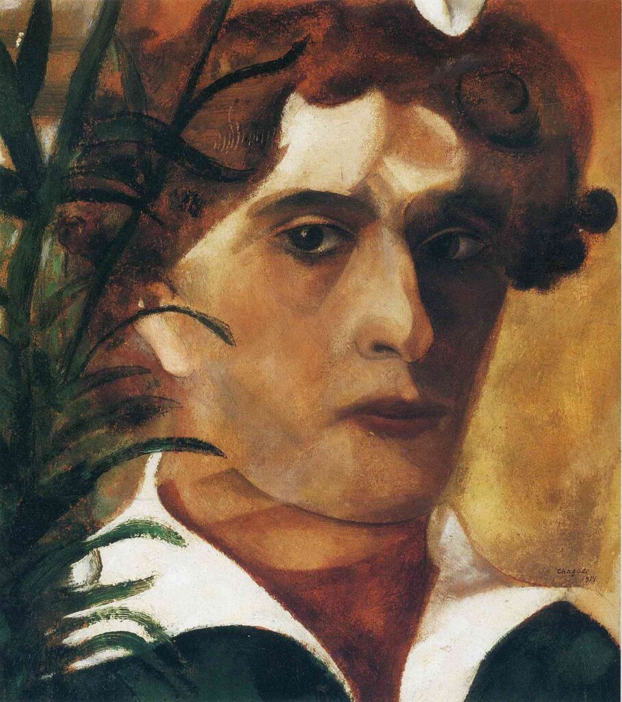 Paris Through the Window: Marc Chagall, Self-Portrait, 1914, Philadelphia Museum of Art, Philadelphia, PA, USA.
