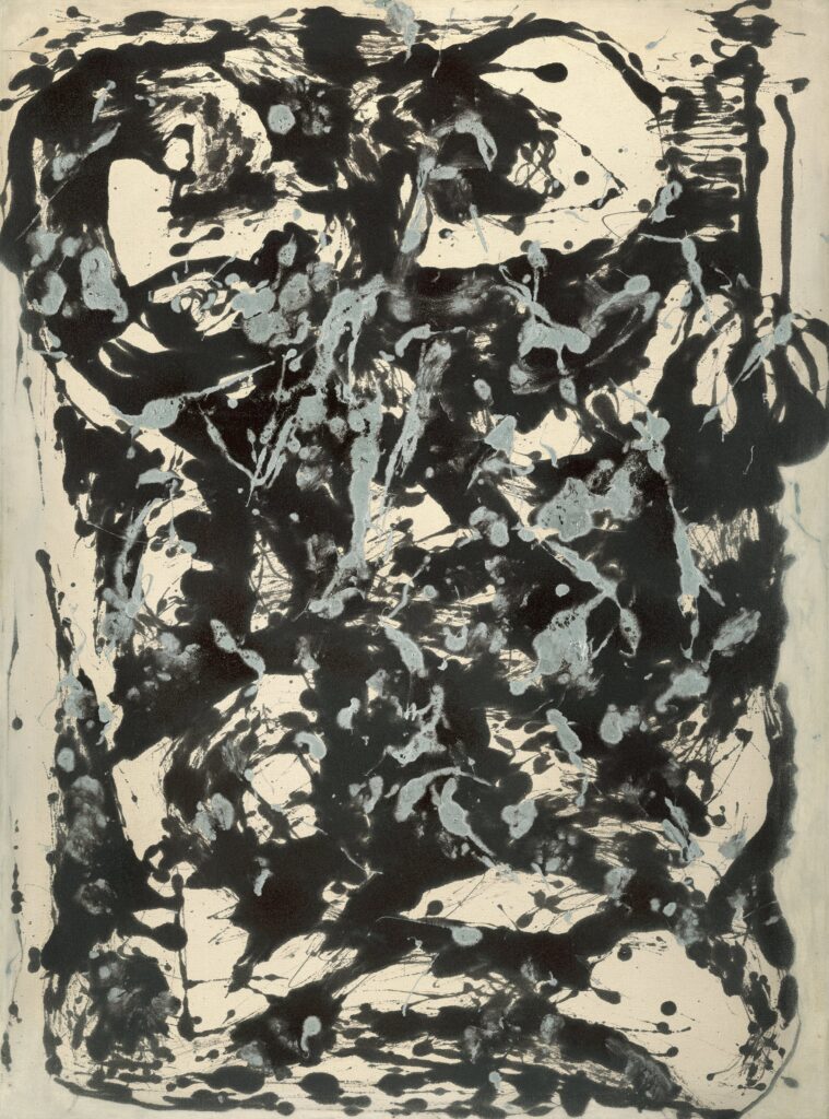exhibitions fall 2025: Jackson Pollock, Brown and Silver I, c. 1951, Thyssen-Bornemisza Museum, Madrid, Spain, © The Pollock-Krasner Foundation, VEGAP, Madrid, Spain.
