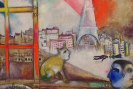 Paris through the Window. Marc Chagall, Paris through the Window, 1913, Solomon R. Guggenheim Museum, New York, NY, USA. Detail.