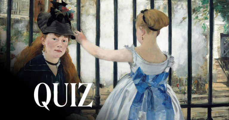 Édouard Manet, The Railway, 1873, National Gallery of Art, Washington, DC, USA. Detail.
