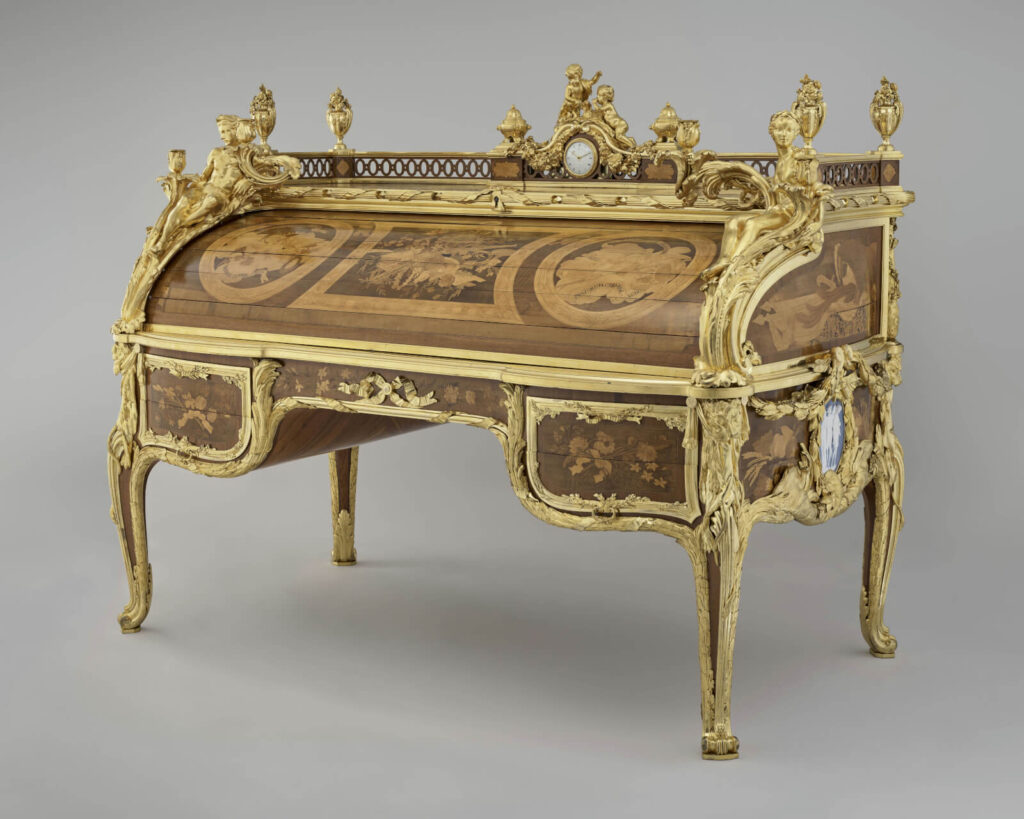 Bureau du Roi: Jean-Henri Riesener, Bureau du Roi, 1760–1769, Palace of Versailles, Versailles, France.
