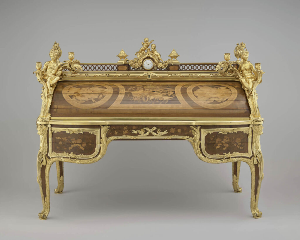 Bureau du Roi: Jean-Henri Riesener, Bureau du Roi, 1760–1769, Palace of Versailles, Versailles, France.
