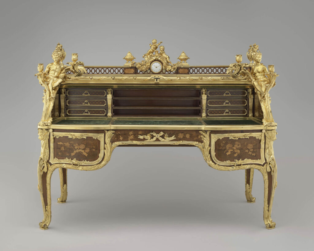 Bureau du Roi: Jean-Henri Riesener, Bureau du Roi, 1760–1769, Palace of Versailles, Versailles, France.
