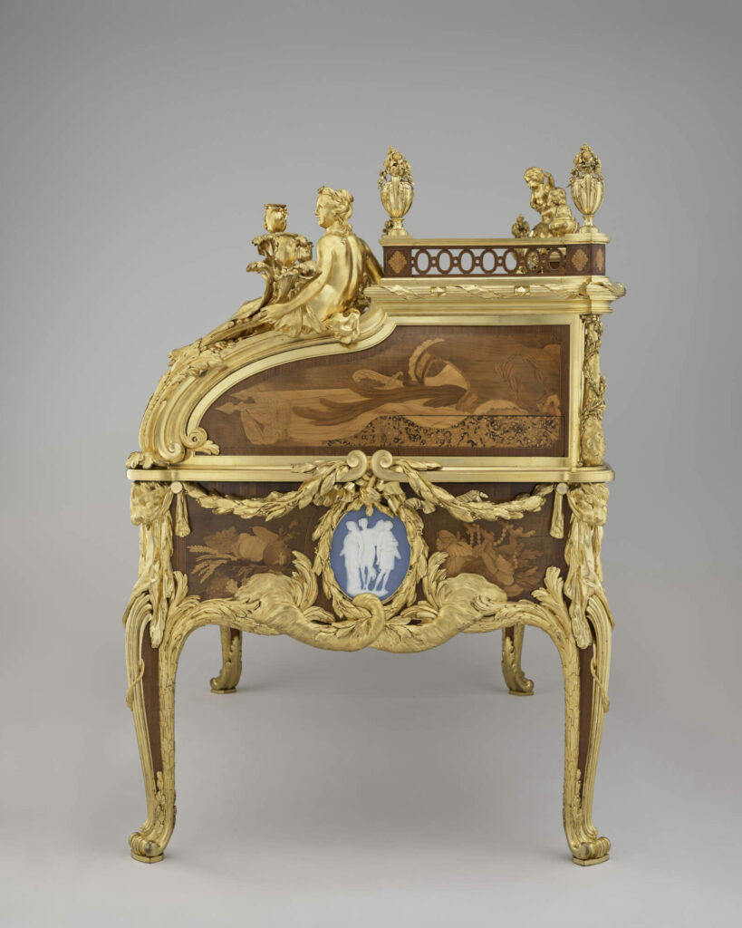 Bureau du Roi: Jean-Henri Riesener, Bureau du Roi, 1760–1769, Palace of Versailles, Versailles, France.
