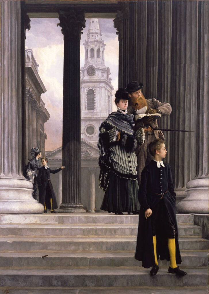James Tissot: James Tissot, London Visitors, c. 1874, Toledo Museum of Art, Toledo, OH, USA.
