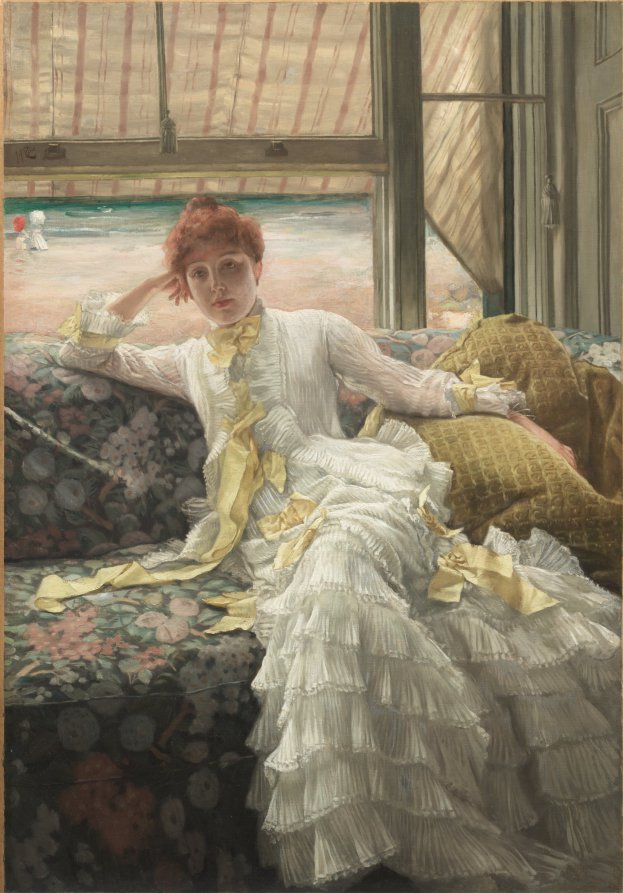 James Tissot: James Tissot, Seaside (July: Specimen of a Portrait), 1878, Cleveland Museum of Art, Cleveland, OH, USA.
