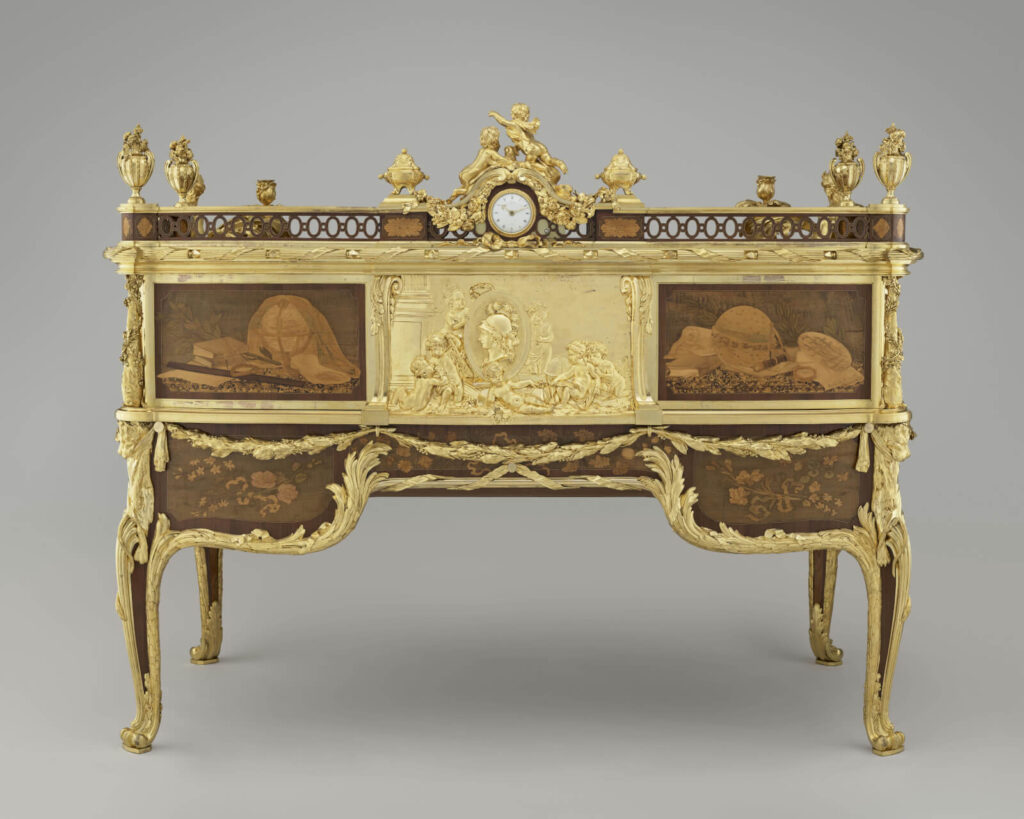 Bureau du Roi: Jean-Henri Riesener, Bureau du Roi, 1760–1769, Palace of Versailles, Versailles, France.
