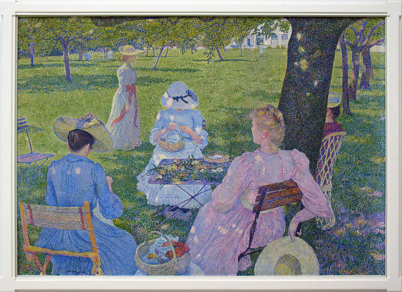 radical harmony review: Théo van Rysselberghe, In July, Before Noon, 1890, Kröller-Müller Museum, Otterlo, Netherlands. 
