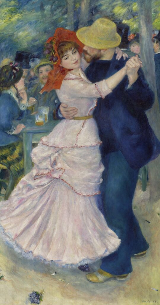 Suzanne Valadon self-portraits: Pierre-Auguste Renoir, Dance at Bougival, 1883, Boston Museum of Fine Arts, Boston, MA, USA.
