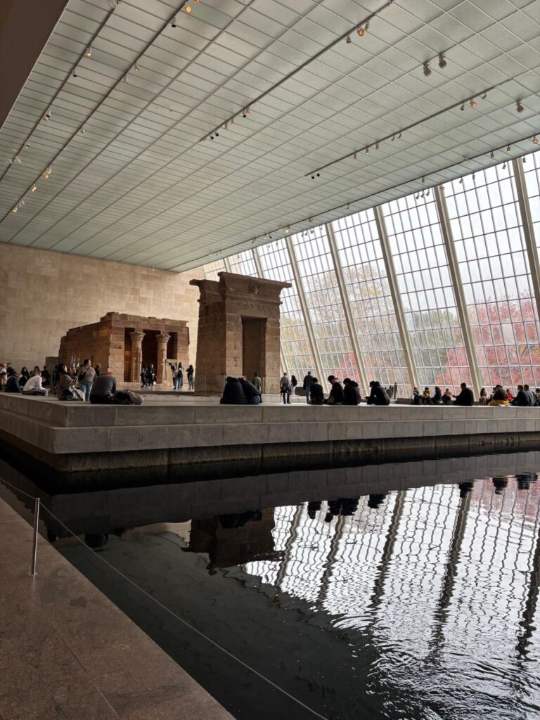 Temple of Dendur: View of the Temple of Dendur, Metropolitan Museum of Art, New York City, NY, USA. Photograph by the author.
