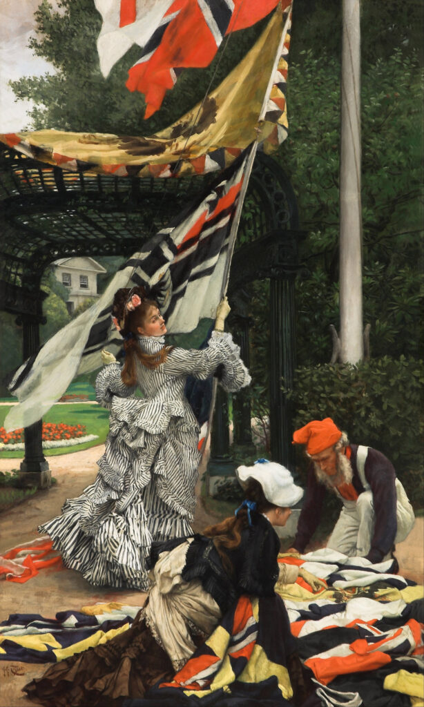 James Tissot: James Tissot, The Holiday (Still on Top), 1874–1875, Auckland Art Gallery, Auckland, New Zealand.
