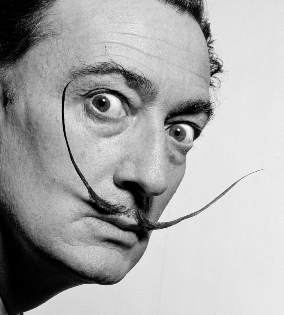 Salvador Dalí Philippe Halsman: Philippe Halsman, Spanish Painter Salvador Dalí, 1954. © Philippe Halsman/Magnum Photos. Magnum Photos.
