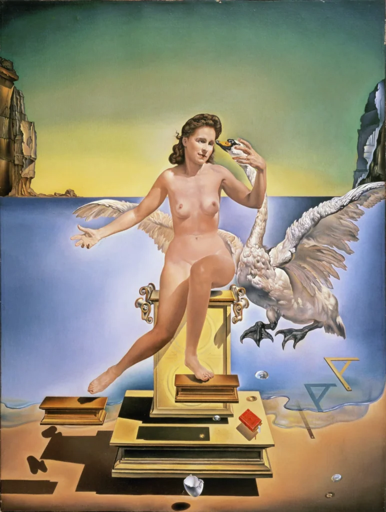 Salvador Dalí Philippe Halsman: Salvador Dalí, Leda Atomica, 1949, Dalí Theatre and Museum, Figueres, Spain. Museum’s website.
