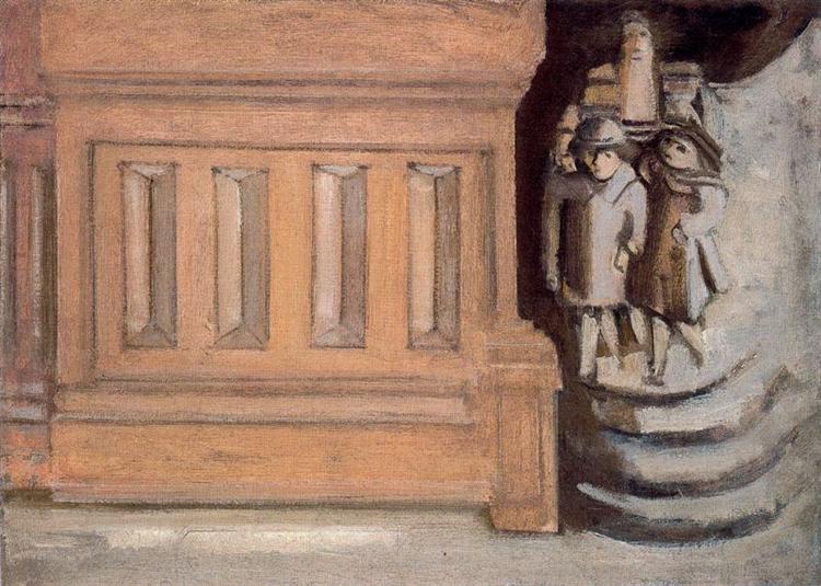 Mark Rothko paintings: Mark Rothko, Street Scene, c. 1937, National Gallery of Art, Washington, DC, USA.
