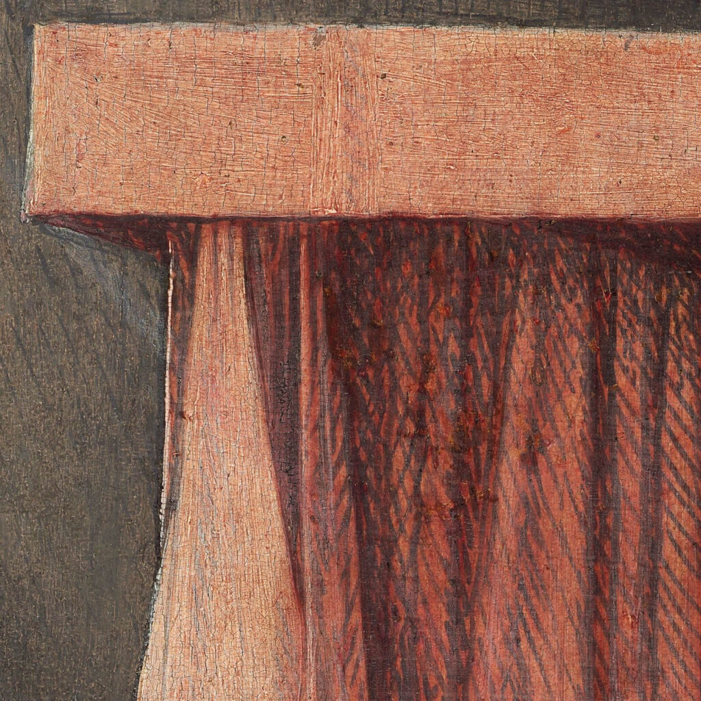 Death and the Miser: Hieronymus Bosch, Death and the Miser, c. 1485–1490, National Gallery of Art, Washington, DC, USA. Detail.
