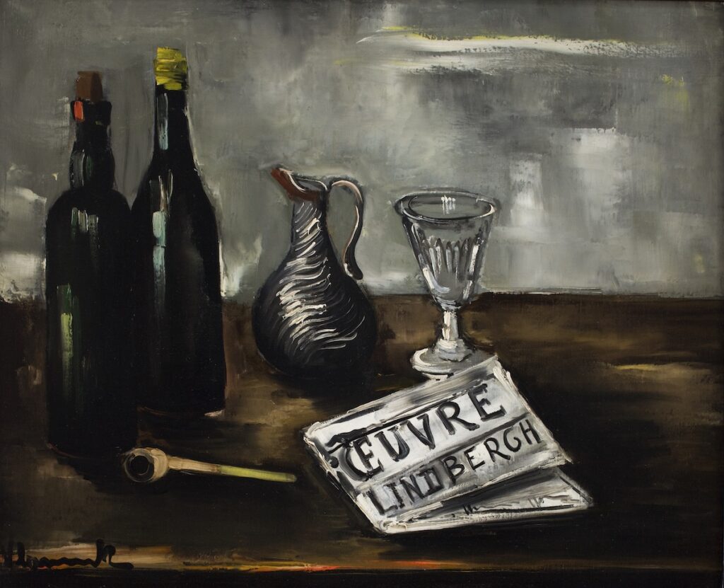 kraków artworks: Maurice de Vlaminck, Still Life with a Newspaper, after 1927, National Museum in Kraków, Kraków, Poland.
