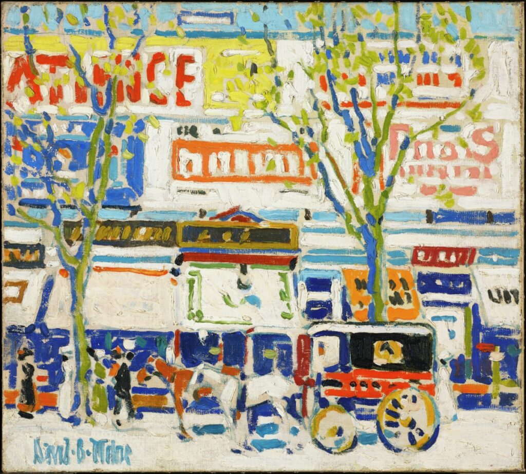 David Milne: David Milne, Billboards, ca. 1912, National Gallery of Canada, Ottawa, Canada. Museum’s website.
