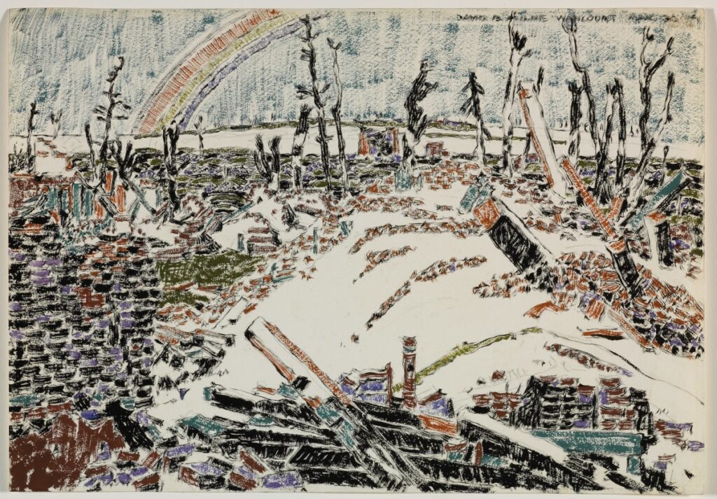David Milne: David Milne, Wancourt, 1919, National Gallery of Canada, Ottawa, Canada. Museum’s website.
