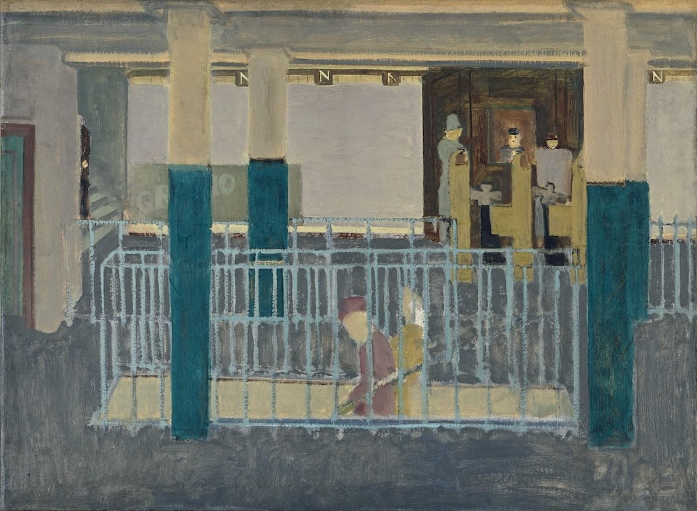 new york paintings: Mark Rothko, Entrance to Subway, 1938, private collection. MarkRothko.org.
