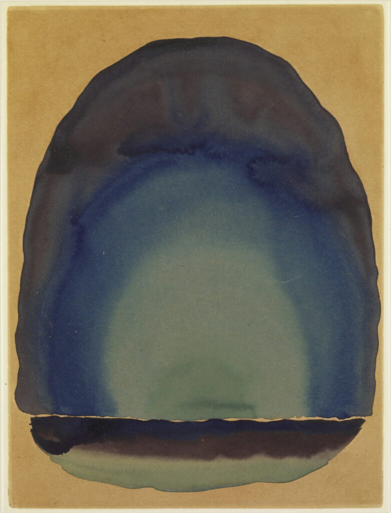 Georgia O'Keeffe paintings: Georgia O’Keeffe, Light Coming on the Plains No. III, 1917, Amon Carter Museum of American Art, Fort Worth, TX, USA. Museum’s website.
