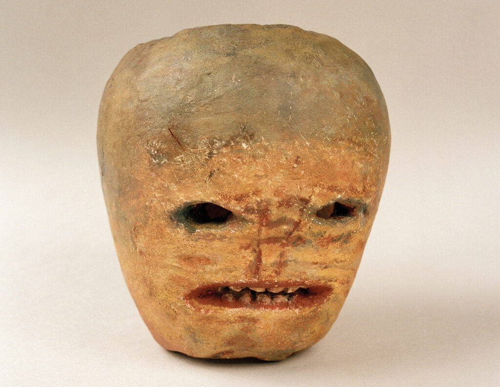 halloween aesthetics: Ghost turnip, ca. 1900, National Museum of Ireland, Dublin, Ireland.
